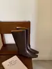 Botas altas quadradas estilo vintage para mulheres, outono e inverno de 2026, emagrecedoras, que aumentam a altura, elegantes, botas longas de corte justo
