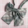 Cuello de Camisa con Lazo de Cuadros Estilo Japonés JK Flor para Mujer Estilo Universitario Foto de Graduación Camisa con Lazo Gratis Traje de Buceo con Lazo