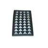 Fornecimento direto da fábrica 4*6 4*9 plástico PVC base preta base de proteção canto saco pé de plástico pad de plástico