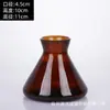 Em Estoque Garrafa de Aromaterapia Colorida em Forma de Cone Garrafa de Vidro 200ml Garrafa Difusora Estilosa para Casa Mesa Aromaterapia Sem Chama Garrafa Vazia