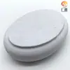 Pulido de color Oval Algodón de baño EVA se puede insertar con mango de palo de madera eva frotando gris cabeza de cepillo de limpieza repujado lijado