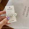 Pinza para el pelo coreana Ins de nuevo diseño con corazón de pedrería y perlas, lazo, dulce y a la moda, pinza para flequillo, pinza lateral, accesorios para el cabello para mujer