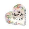 Bestseller internacional: Presente personalizado de acrílico para temporada de formatura, placa transparente estilo ins com texto, lembrança decorativa
