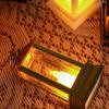 Lanterna Pônei Estilo Europeu Retrô a Óleo Halloween Mini Lanterna de Vento Vela Eletrônica Luz de Atmosfera Luz Noturna Ornamentos Atacado
