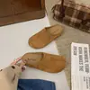 Sandalias de mujer Baotou sin cordones, estilo retro, nueva colección de otoño, fáciles de usar, aptas para mujeres embarazadas, diseño separador de dedos, estilo Birkenstock, zapatos de mujer