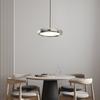 [Estrictamente Seleccionado] Candelabro Moderno Normcore para Restaurante, Elegante Lámpara de Mesa de Tres Cabezales para Comedor, Popular Lámpara de Bar de Lujo Accesible Italiana tipo Platillo Volador