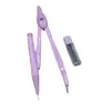 Novo Conjunto de Compasso Atacado Suprimentos para Exame Estudantil Bússola Metálica Simples para Desenho Matemático Ferramenta de Desenho