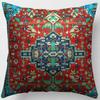 Funda de almohada personalizada con diseño geométrico persa retro transfronterizo, estilo étnico turco, para decoración del hogar, sofá