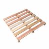 Montacargas de Cuatro Lados Horquilla en Forma de Tic Pallet Duradero Libre de Fumigación Rotación de Almacén Tarima de Madera Estándar Americano Pallet de Madera