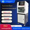 Tipo de controle de força inteligente de laboratório placa prensa a quente automática 10T borracha plástico pequena placa vulcanizadora