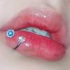 Amazon Aço Inoxidável Olho de Diabo S-Shaped Argola para Lábio Bola de Lama Borboleta Unha para Lábio Joia para Body Piercing