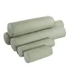 Almohada cilíndrica de algodón y lino CBA, almohada de yoga, almohada tipo caramelo, almohada redonda larga, almohada lumbar, almohada para piernas, reposapiés de salón de belleza