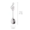 Cucharas para Comer y Beber de Niños, Cucharas para Remover Postres y Café, Cucharas Creativas y Exquisitas con Forma de Nota Musical y Corazón en Varios Tamaños