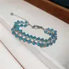 Pulseira Handmade Vazada Estilo Xiaohongshu para Mulheres, Pulseira Doce Simples e Fashion, Joia Versátil de Luxo Leve de Alta Qualidade para Mulheres
