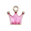 30 Estilos Mixtos de la Serie Rojo Rosa Aleación de Zinc Esmalte Accesorios Transfronterizos para Pulseras, Aretes y Colgantes DIY