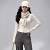 Conjunto de Yoga Directo de Fábrica para Mujer con Cuello Alto y Cierre, Pantalones Largos Casuales de Cintura Alta Adelgazantes, Conjunto de Dos Piezas para Fitness para Mujer