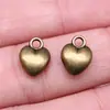 9x 12mm 1G multicolor Accesorios de joyería vintage de venta caliente europeos y americanos corazón amor corazón colgante de corazón