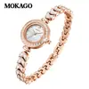 Mo Ya Gao Relógio Feminino Mais Vendido Relógio Pulseira Sereia Relógio de Nicho Completo em Diamante Explosões de Comércio Exterior Relógio de Quartzo à Prova d'Água