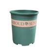 Maceta de resina plástica gruesa de un galón, venta al por mayor, grande, rosa, verde, rábano, suculenta, para plantar en balcón, disponible