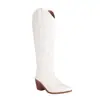 Botas de Caballero de Caña Alta Bordadas Botas de Tacón Alto Botas de Otoño e Invierno 4043 Gruesas Tallas Grandes Comercio Exterior Botas Martin Europeas y Americanas Bordadas para Mujer