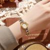 2024 nuevo exquisito brazalete pequeño nicho temperamento degradado multicolor moda único compacto reloj de mujer