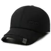 Gorros de invierno para hombres de mediana edad y ancianos, sombrero de cuero forrado de felpa cálido para papá, gorra de béisbol engrosada a prueba de frío para abuelo