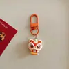 Chaveiro do Ano do Cavalo, Pingente Cartoon Dança do Leão de Ano Novo, Acessório Fofo para Bolsa, Pingente para Mochila de Estudante, Presente para Melhor Amigo