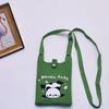 2024 Bolsa de Mão Mini de Tricô Guofeng Panda Bolsa de Celular Fashion Guofeng Bolsa de Ombro Bolsa Casual Versátil