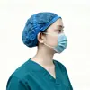 Gorro de tira desechable de tela no tejida de grado médico con doble banda elástica, alta elasticidad, transpirable, antideslizante, protección para la cabeza a prueba de polvo