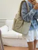 Bolso de Hombro Coreano de Nicho para Mujer 2025 Nueva Moda Versátil Bolso Tote Arrugado Gran Capacidad Multibolsillo Bolso de Axila