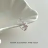 Anel Coração Vazado com Laço, Doce e Fofo, com Micro Embellishments e Abertura Ajustável, Fashion, Elegante e Delicado