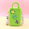 Fabricante de Bolsas de Silicona, Monedero de Pared que Cambia de Color, Bolso Cruzado para Niños, Bolso para Teléfono Móvil al por Mayor, Bolso de Mano para Mujer, Bolsa de Almacenamiento para Playa