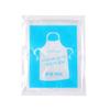Venda Direta de Fábrica Avental Descartável Plástico Transparente Adulto Espessado 60*95cm Embalado Individualmente Atacado Protetor