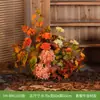 Hy-Bm11 Plantas Verdes Artificiales y Juncos para Paisajismo, Arreglos Florales de Otoño, Plantas Falsas de Interior para Hotel y Decoración de Jardín y Paisaje