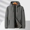 818 Chaqueta de Algodón Otoño Invierno Engrosada con Capucha Abrigo de Algodón Tallas Grandes para Hombre Chaqueta de Algodón Holgada Moda Casual Ropa de Algodón Ropa de Abrigo