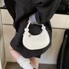 Bolso Pequeño para Mujer 2025 Nuevo Estilo Coreano Simple Moda Combinable Axila Hombro Bandolera Bolso de Cadena Baguette para Mujer Trendy