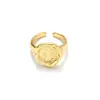 Anillo Femenino de Tres Anillos Liso de Moda Transfronterizo Europeo y Americano, Anillo Elegante y Creativo para el Dedo Índice