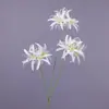 Flor artificial blanca, flor de boda por todo el cielo, estrella, hortensia, rosa, lirio Phalaenopsis, flor falsa, flor artificial blanca personalizada