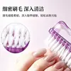 Cepillo Grande de Cuerno de Plástico para Limpieza de Uñas Herramientas para Limpieza de Uñas