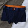 Shorts Esportivos Magnéticos Masculinos, Roupa Íntima de Seda Gelada de Algodão Modal para o Verão, Boxer Fino, Respirável, Tamanho Grande, Confortável