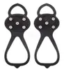 TPE5-dentes cabaça em forma de crampons de gel para montanhismo ao ar livre capas de sapato antiderrapantes espigões de neve sapatos estrada de esqui capas de sapato anti-queda correntes