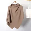 Chal tipo capa para mujer con botones Versátil Adelgazante Elegante Moderno Bufanda Exterior Estilo de dos vías para mujer