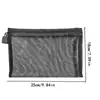 Bolsa Cosmética de Malha de Nylon Transfronteiriça, Bolsa de Armazenamento Transparente, Bolsa de Higiene Pessoal de Viagem Conveniente de Grande Capacidade, Bolsa de Armazenamento Respirável