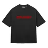 Zona Essencial Nova Marca Cool de Moda de Rua Tops Largos Camisetas de Manga Curta para Homens e Mulheres Verão Nevoeiro