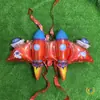 Novos Balões Asa de Foguete para Decorações de Aniversário Infantil, Decorações de Fundo Infláveis para Meninos e Meninas, Brinquedos Populares para Barracas