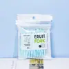 Tenedores para Postre de Pastel de Frutas para el Hogar, Tenedores Pequeños para Bocadillos, Juego de Tenedores para Frutas, Pinchos para Frutas, Tenedores de Plástico Desechables