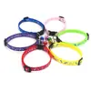 Collar para mascotas de 1 cm con estampado de hueso para colgar en el cuello de perro con hebilla de plástico con Campana accesorios anti-pérdida para gato