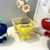 Celebriade da Internet Feio Fofo Pequena Bola de Carvão Chaveiro Desenho Animado Pelúcia Boneca Elfo Pingente de Bolsa Pingente de Carro Presente