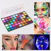 Pigmento para pintura facial de Halloween, producto nuevo de Amazon, pintura corporal y facial soluble en agua, multicolor al por mayor