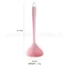 Conjunto de Utensílios de Cozinha de Silicone Colorido com 7 Peças, Conjunto de Cozinha com Espátula Transparente, Colher e Espátula de Cozinha Antiaderentes para Alimentos, Ferramentas de Cozinha